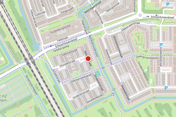 Brandweer-melding op Silvoldestraat, Amsterdam op 8 mei, kaart-overzicht