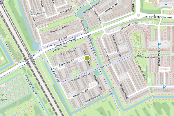 Ambulance-melding op Silvoldestraat, Amsterdam op 8 mei, kaart-overzicht