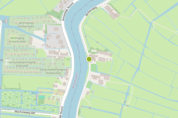 Ambulance-melding op Binnenweg, Ouderkerk aan de Amstel op 6 juli, kaart-overzicht