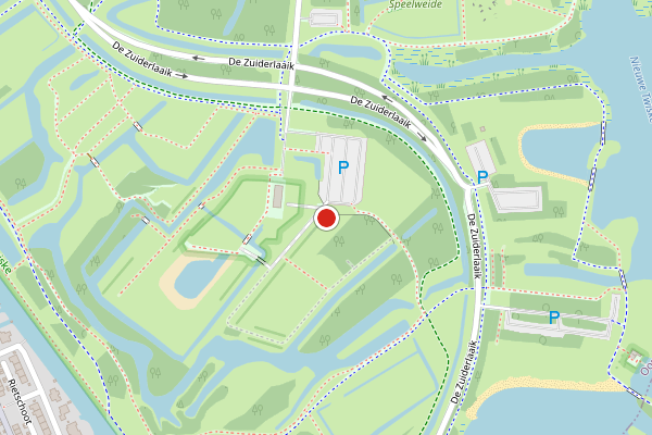 Brandweer-melding op De Zuiderlaaik, Oostzaan op 5 juli, kaart-overzicht