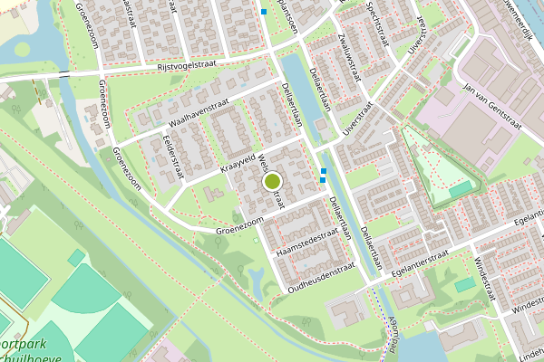 Ambulance-melding op Welschapstraat, Badhoevedorp op 6 juli, kaart-overzicht