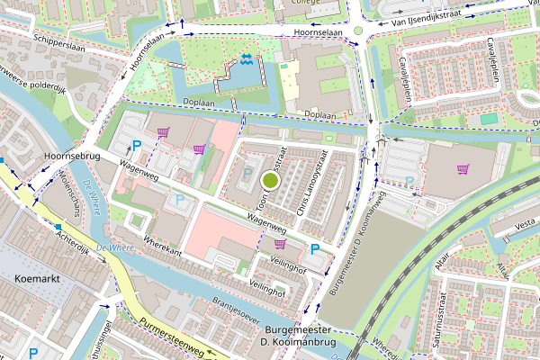 Ambulance-melding op Toon Dupuisstraat, Purmerend op 6 juli, kaart-overzicht