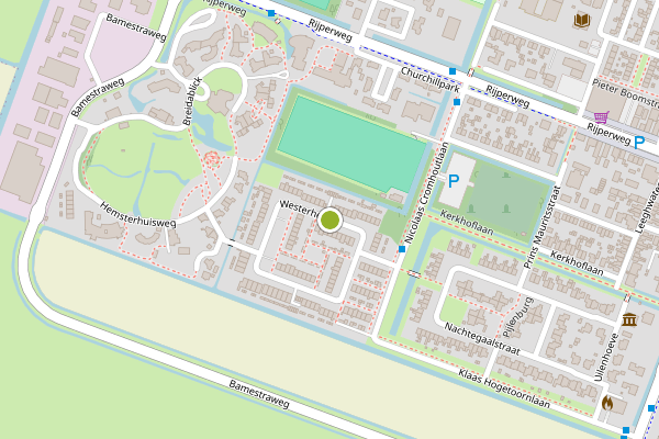 Ambulance-melding op Westerhem, Middenbeemster op 6 juli, kaart-overzicht