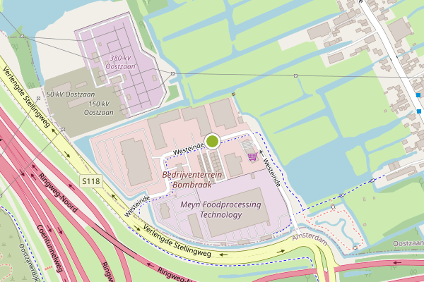 Ambulance-melding op Westeinde, Oostzaan op 7 juli, kaart-overzicht