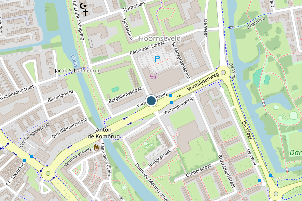 Politie-melding op Vrieschgroenstraat, Zaandam op 7 juli, kaart-overzicht