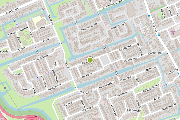 Ambulance-melding op De Hoper, Oostzaan op 8 juli, kaart-overzicht