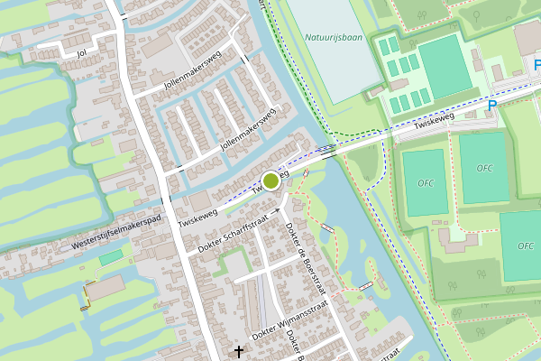 Ambulance-melding op Twiskeweg, Oostzaan op 8 mei, kaart-overzicht
