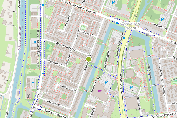 Ambulance-melding op Meeuwstraat, Purmerend op 8 juli, kaart-overzicht