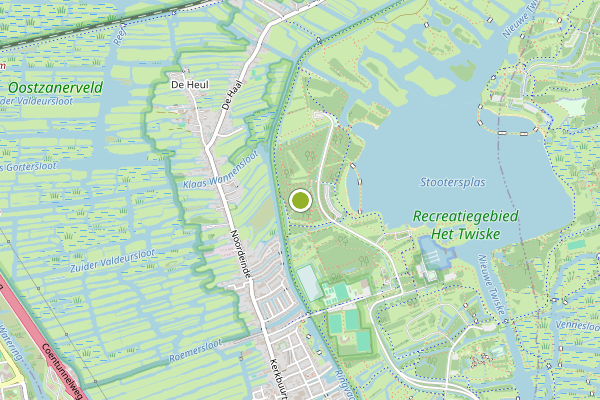 Ambulance-melding op Slaperstrait, Oostzaan op 8 juli, kaart-overzicht