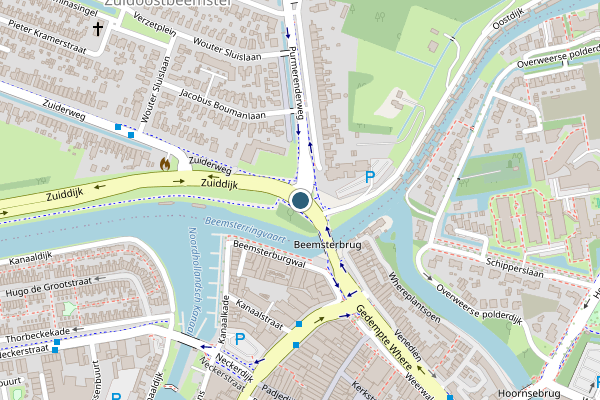 Politie-melding op Purmerenderweg, Zuidoostbeemster op 8 juli, kaart-overzicht