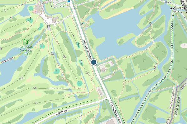 Politie-melding op Abcouderstraatweg, Amsterdam op 9 juli, kaart-overzicht