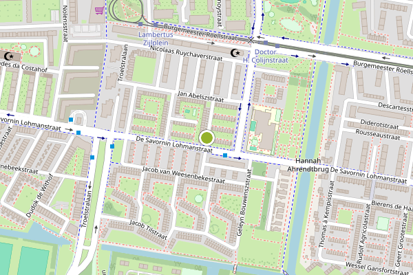 Ambulance-melding op Gillis Steltmanstraat, Amsterdam op 9 juli, kaart-overzicht