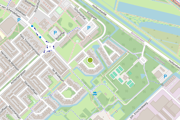 Ambulance-melding op Jan Campertlaan, Uithoorn op 9 juli, kaart-overzicht