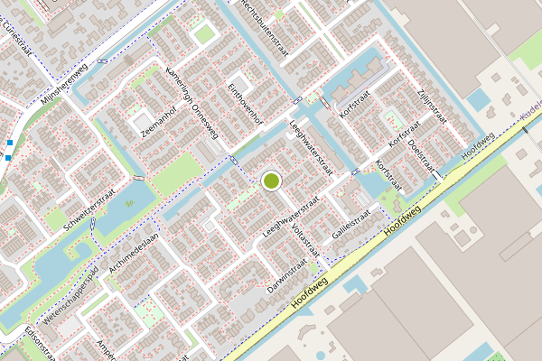 Ambulance-melding op van Leeuwenhoekstraat, Kudelstaart op 9 juli, kaart-overzicht