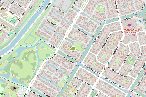 Ambulance-melding op Gaffelstraat, Purmerend op 9 juli, kaart-overzicht