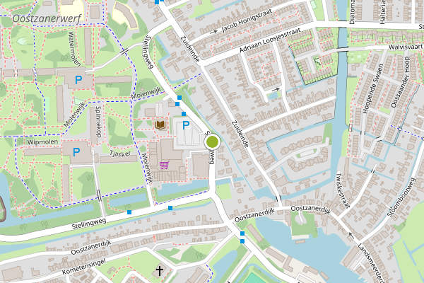 Ambulance-melding op Verlengde Stellingweg, Amsterdam op 9 mei, kaart-overzicht