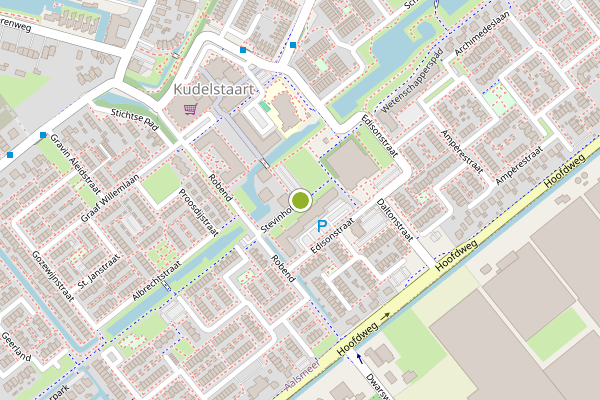 Ambulance-melding op Stevinhof, Kudelstaart op 8 mei, kaart-overzicht