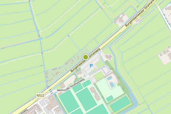 Ambulance-melding op Burgemeester Stramanweg, Ouderkerk aan de Amstel op 10 juli, kaart-overzicht