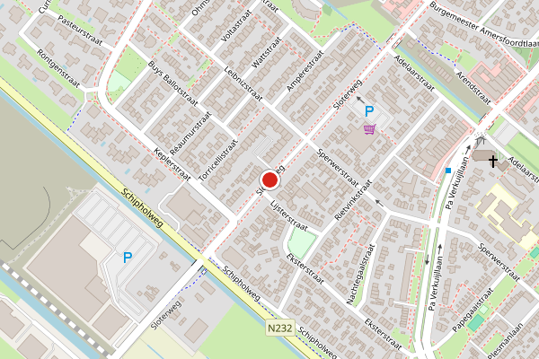 Brandweer-melding op Sloterweg, Badhoevedorp op 10 juli, kaart-overzicht