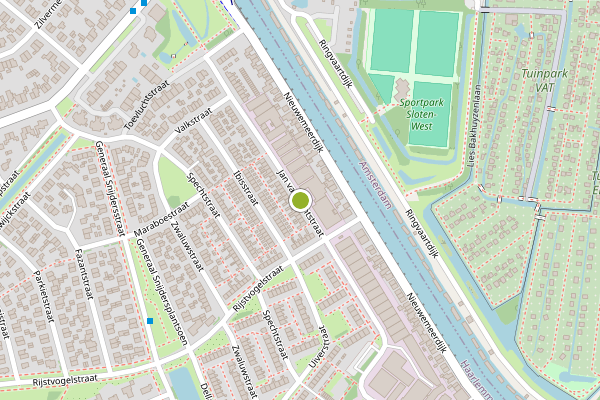 Ambulance-melding op Jan van Gentstraat, Badhoevedorp op 9 juli, kaart-overzicht