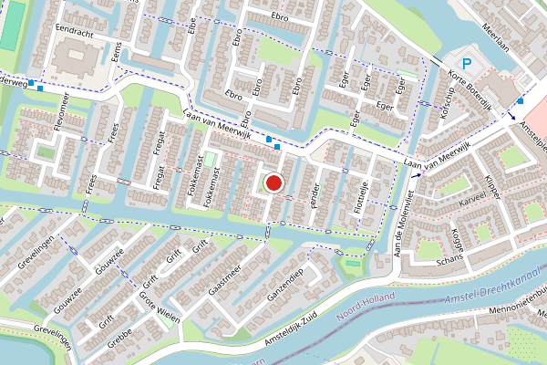 Brandweer-melding op Fermoor, Uithoorn op 9 juli, kaart-overzicht