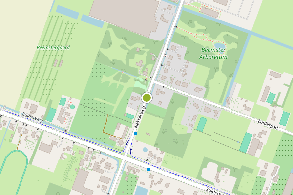 Ambulance-melding op Nekkerweg, Zuidoostbeemster op 10 juli, kaart-overzicht