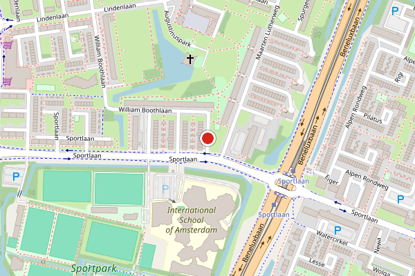 Brandweer-melding op Christoph Blumhardtstraat, Amstelveen op 11 juli, kaart-overzicht