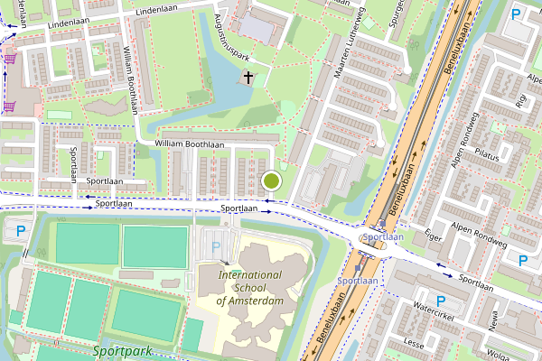 Ambulance-melding op Christoph Blumhardtstraat, Amstelveen op 11 juli, kaart-overzicht