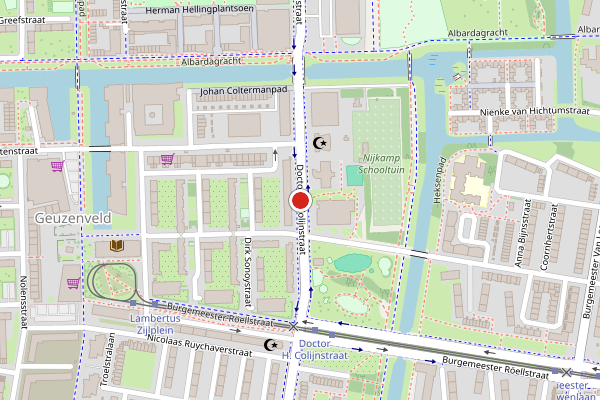 Brandweer-melding op Dr. H. Colijnstraat, Amsterdam op 11 juli, kaart-overzicht