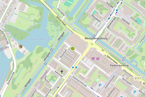 Ambulance-melding op Crabschuytstraat, Amsterdam op 11 juli, kaart-overzicht