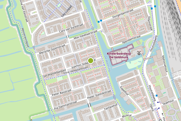 Ambulance-melding op Joachim Stillerstraat, Zaandam op 10 juli, kaart-overzicht