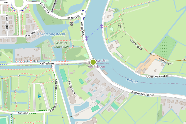 Ambulance-melding op Amsteldijk Noord, Amstelveen op 11 juli, kaart-overzicht