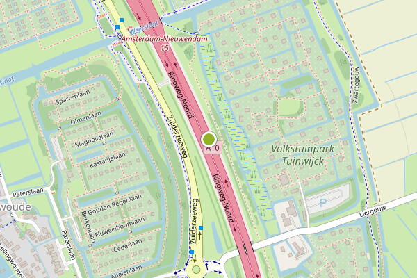 Ambulance-melding op Amsterdam op 12 juli, kaart-overzicht