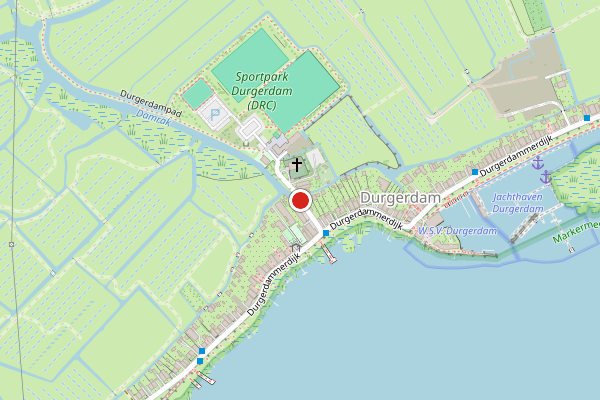 Brandweer-melding op Durgerdammerdijk, Amsterdam op 12 juli, kaart-overzicht