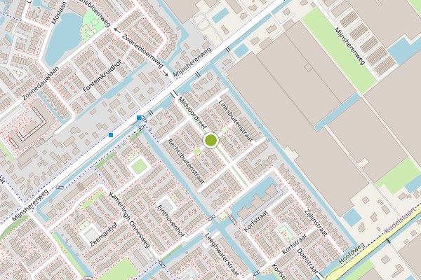 Ambulance-melding op Midvoordreef, Kudelstaart op 12 juli, kaart-overzicht