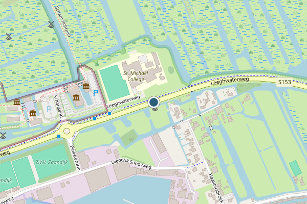 Politie-melding op Leeghwaterweg, Zaandam op 12 juli, kaart-overzicht