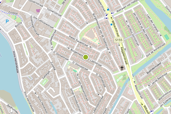 Ambulance-melding op Burgemeester Ter Laanstraat, Zaandam op 9 mei, kaart-overzicht