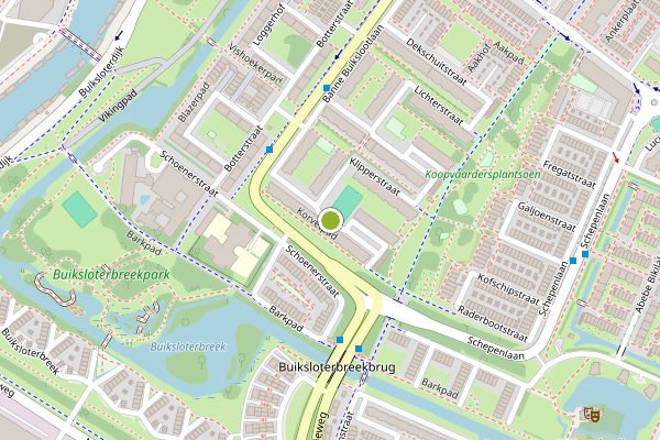 Ambulance-melding op Viermasterstraat, Amsterdam op 12 juli, kaart-overzicht