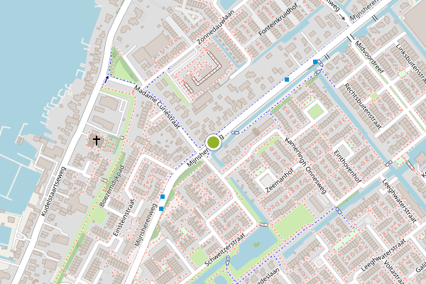 Ambulance-melding op Mijnsherenweg, Kudelstaart op 12 juli, kaart-overzicht