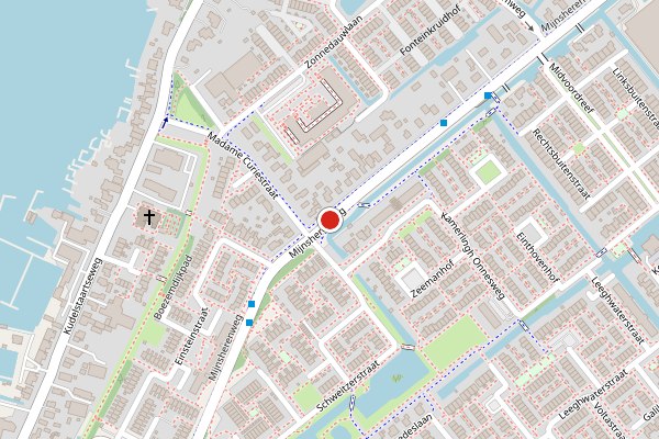 Brandweer-melding op Mijnsherenweg, Kudelstaart op 12 juli, kaart-overzicht
