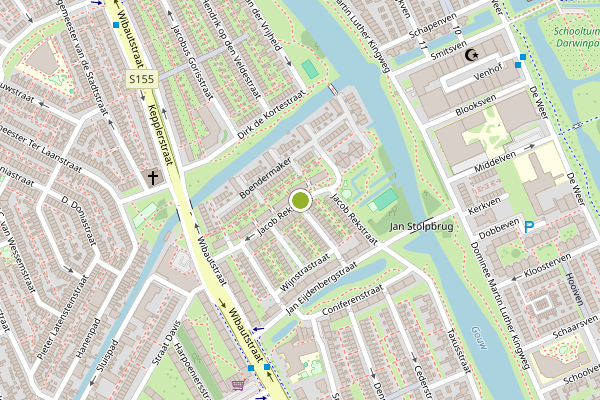 Ambulance-melding op Jacob Rekstraat, Zaandam op 12 juli, kaart-overzicht