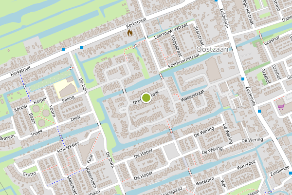 Ambulance-melding op Dromerstraat, Oostzaan op 12 juli, kaart-overzicht