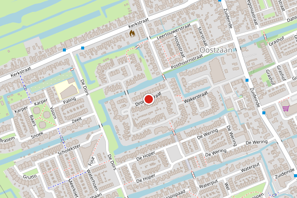 Brandweer-melding op Dromerstraat, Oostzaan op 12 juli, kaart-overzicht