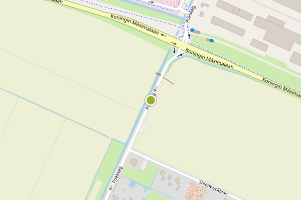 Ambulance-melding op Poelweg, De Kwakel op 17 april, kaart-overzicht
