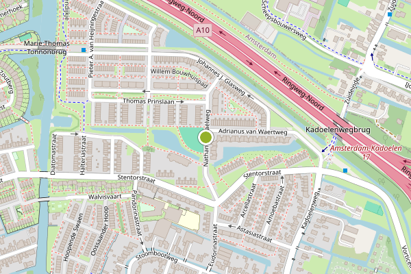 Ambulance-melding op Nathan F. Israëlweg, Amsterdam op 13 juli, kaart-overzicht