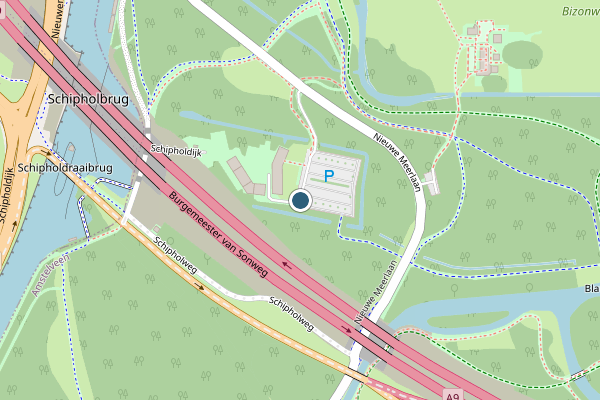 Politie-melding op Nieuwe Meerlaan, Amstelveen op 14 juli, kaart-overzicht