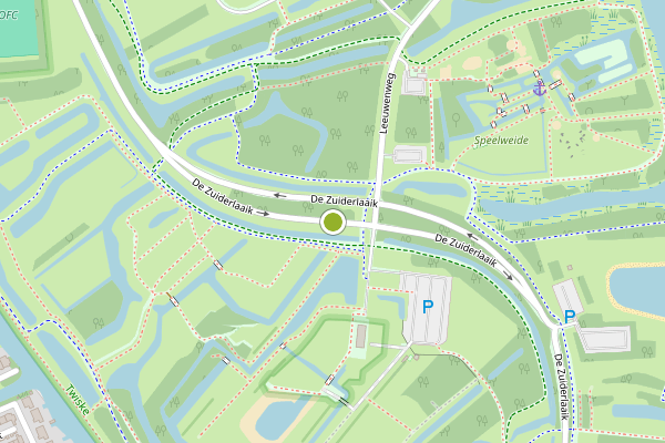 Ambulance-melding op De Zuiderlaaik, Oostzaan op 14 juli, kaart-overzicht