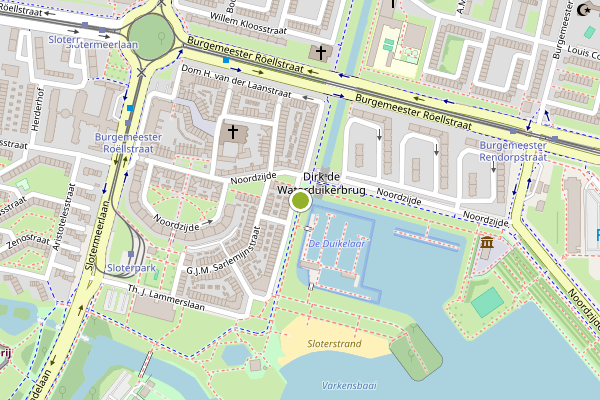 Ambulance-melding op H.M. Kraaijvangerstraat, Amsterdam op 15 juli, kaart-overzicht