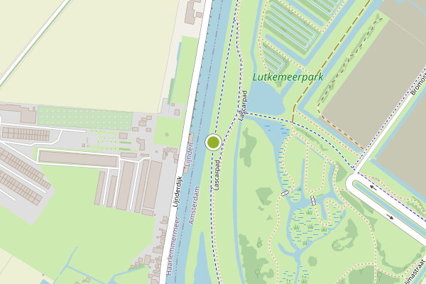 Ambulance-melding op Lascarpad, Amsterdam op 15 juli, kaart-overzicht