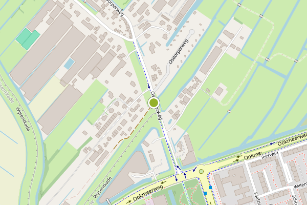 Ambulance-melding op Osdorperweg, Amsterdam op 16 juli, kaart-overzicht